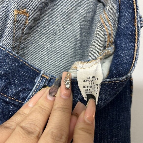 Hollister Womens Straight Leg Distressed Jeans Size 11R - Picture 6 of 6